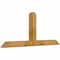 Ekena Millwork Portland Rough Sawn Timber Gable Bracket, Western Red Cedar, 60"W x 25"H x 4"D x 4"F, 10/12 Pitch GBW060X25X0404POR00RWR - alternate 5